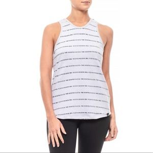 The North Face Women’s TNF Stripe Jersy Knit Tank Top Sz XL White Navy NWT